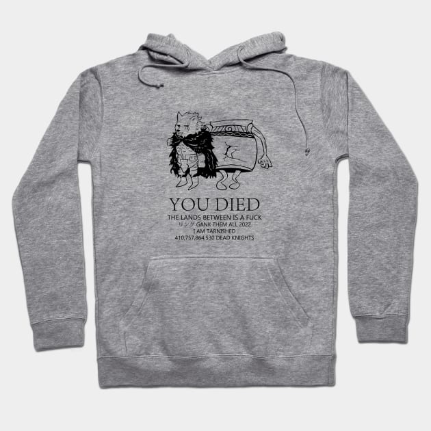 born to die world is a fuck but elden ring Hoodie by BoneDryFunnies